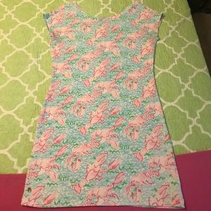 Lobstah roll cotton dress